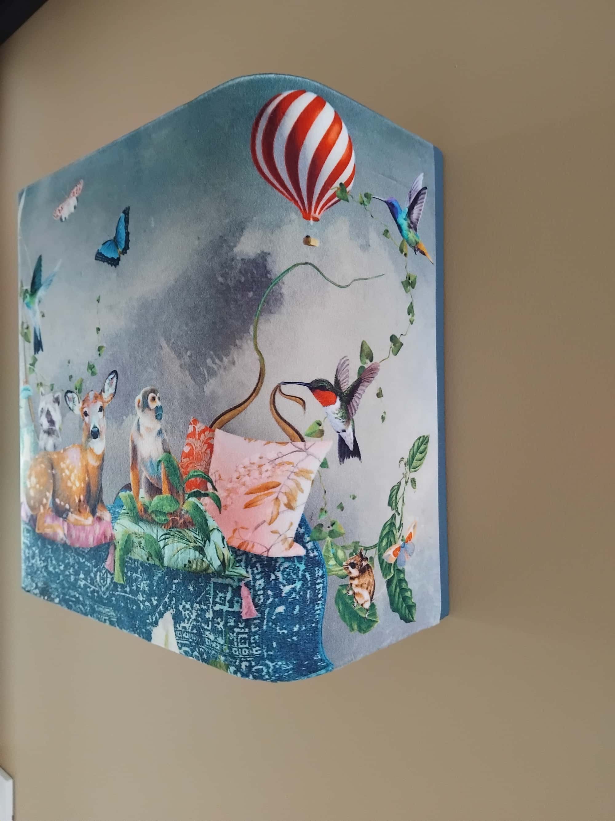 1001 nuits droite applique carré coins arrondis velour raz 1001 nuits coté droit