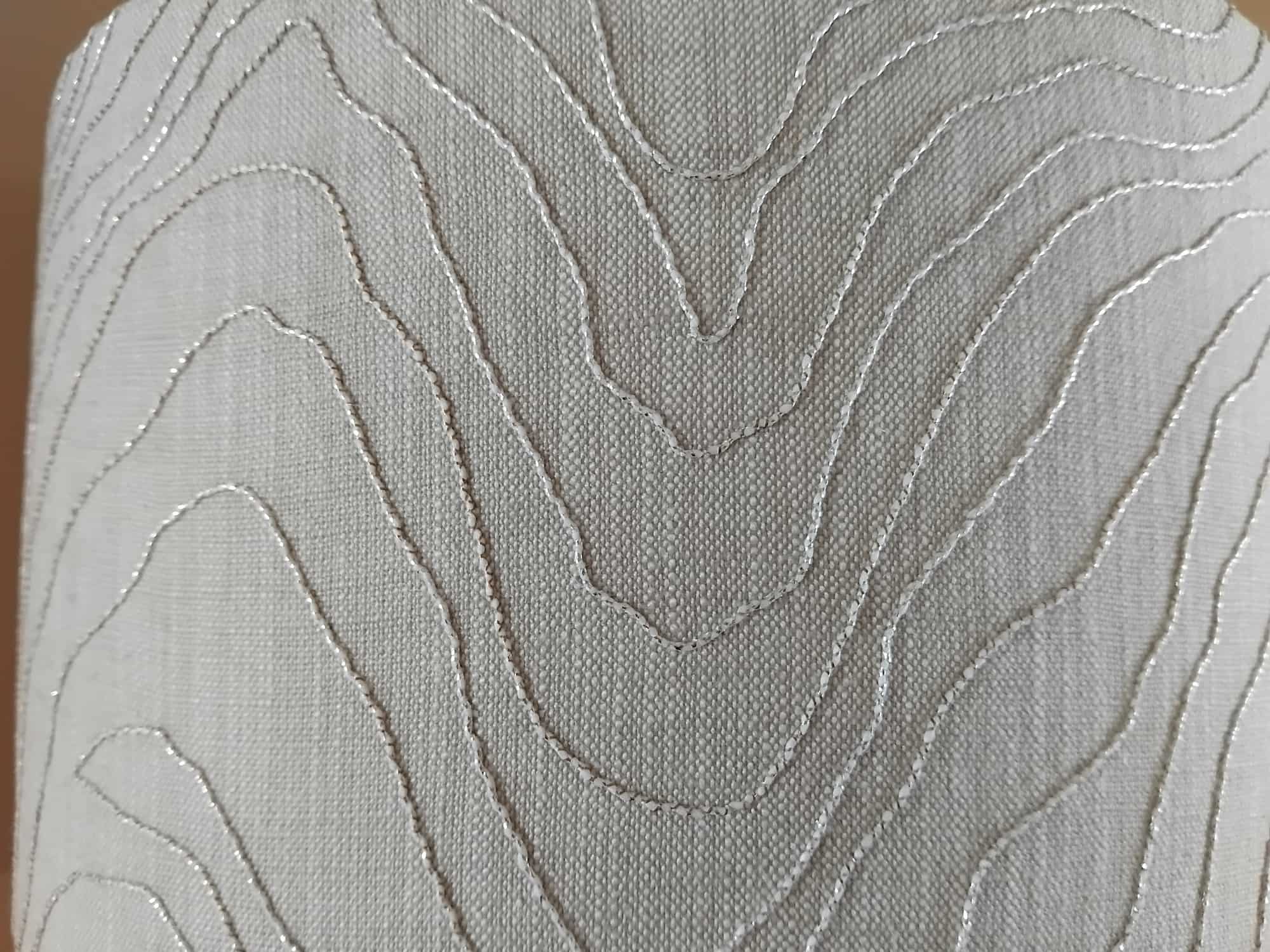 applique mural lin surpiqué (3)