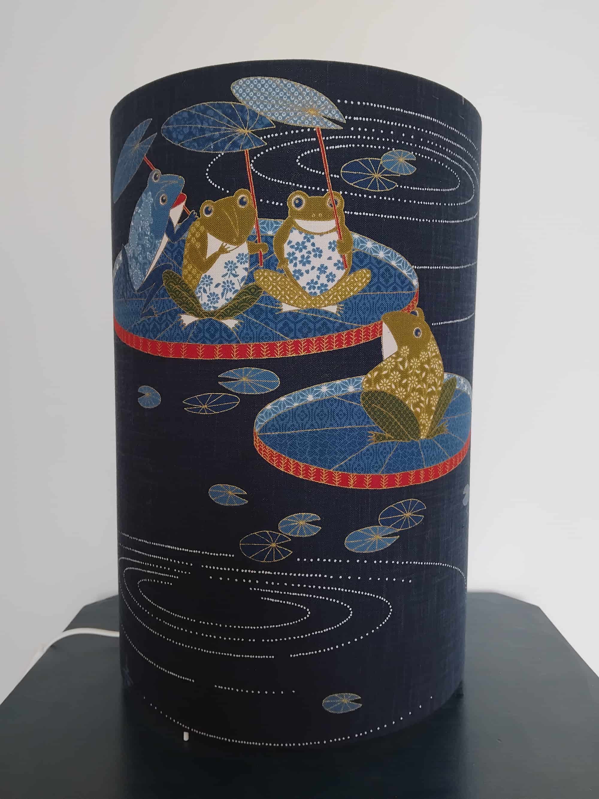 lampadaire grenouilles (2) panneau japonais frog