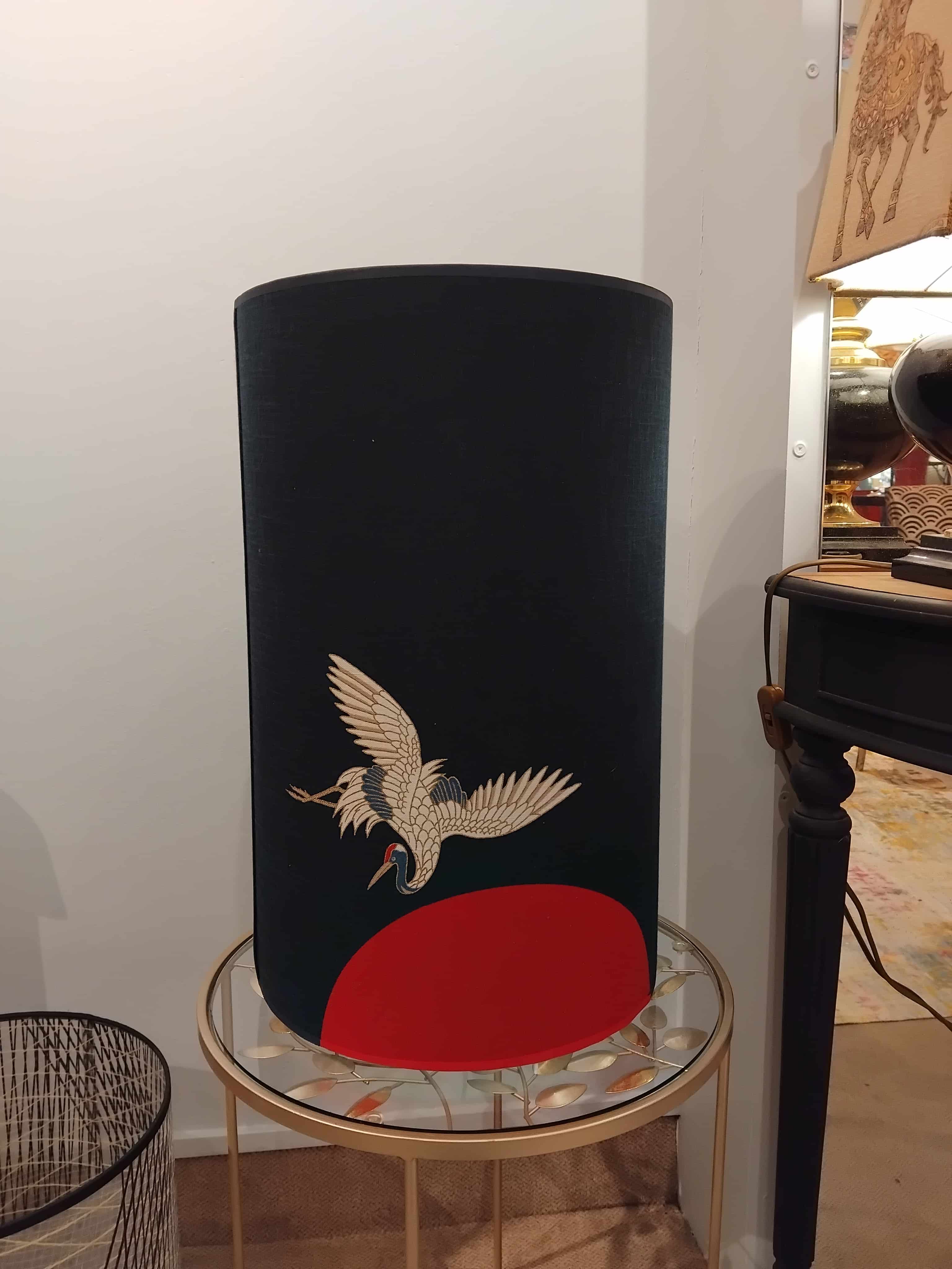 cylindre panneau japonais grue (2) panneau japonais grues